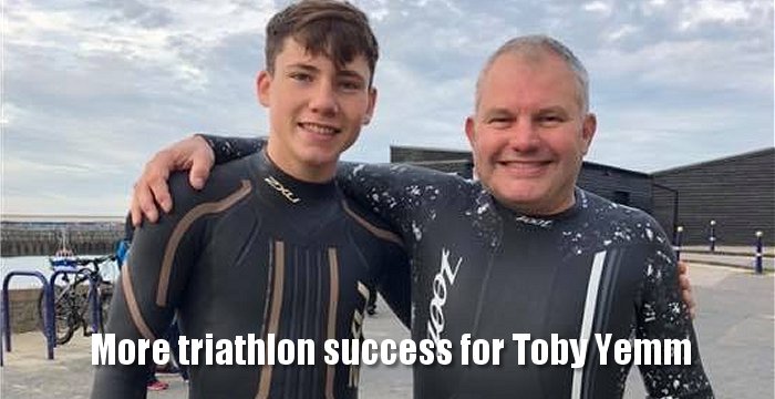 More triathlon success for Toby Yemm